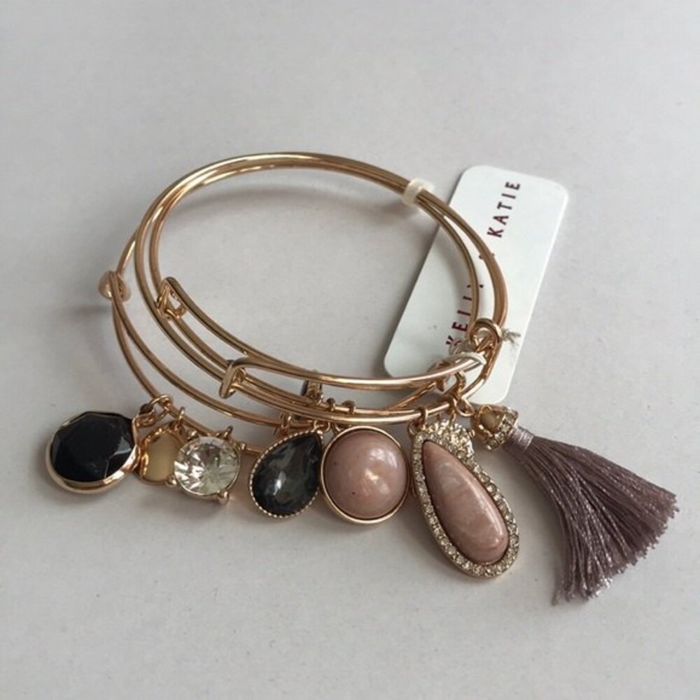 Kelly & Katie Charm Bracelet Rose Gold